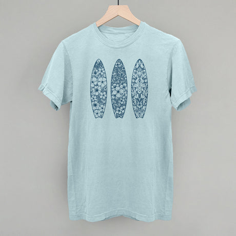Blue Floral Surfboards