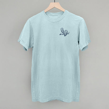 Oh Shucks Oysters (Navy Blue) (Left Chest)