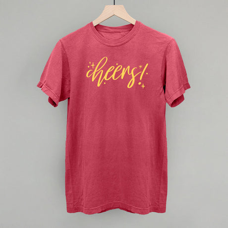 Cheers Gold Script + Sparkles