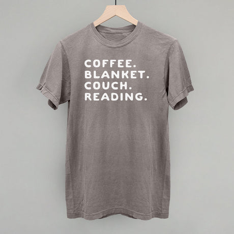 Coffee Blanket Couch Reading