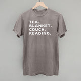 Tea Blanket Couch Reading