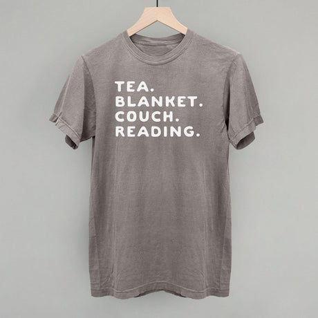 Tea Blanket Couch Reading