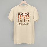 Leggings, Leaves, Lattes Please!
