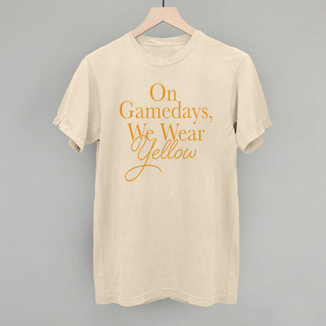 On Game Days, We Wear Yellow