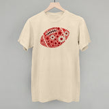 Floral Football Red