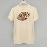Floral Football Brown