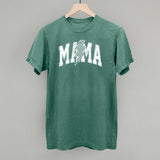 Mama Checkered Lightning Bolt Distressed