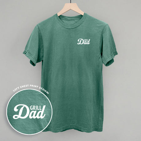 Grill Dad (White) (Left Chest)