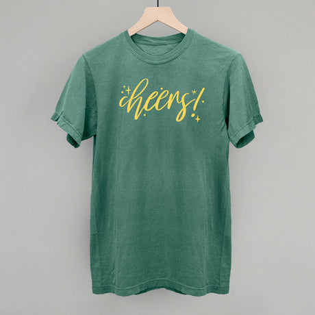 Cheers Gold Script + Sparkles