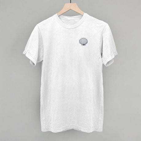 Speckled Seashell (Navy Blue) (Left Chest)