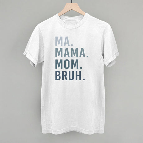 Ma Mama Mom Bruh Blue Gradient Text