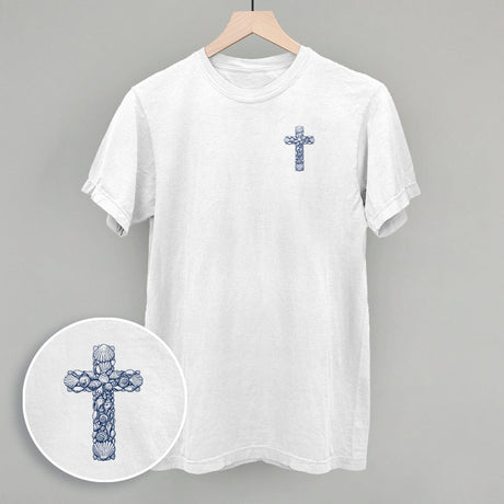 Seashell Cross (Left Chest)