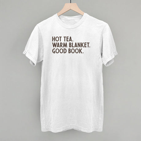 Hot Tea Warm Blanket Good Book