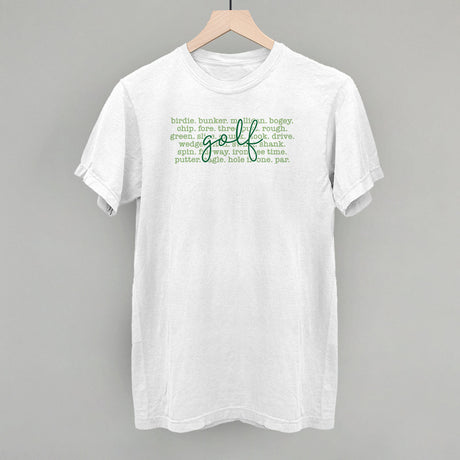 Golf Terms With Script