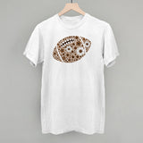 Floral Football Brown