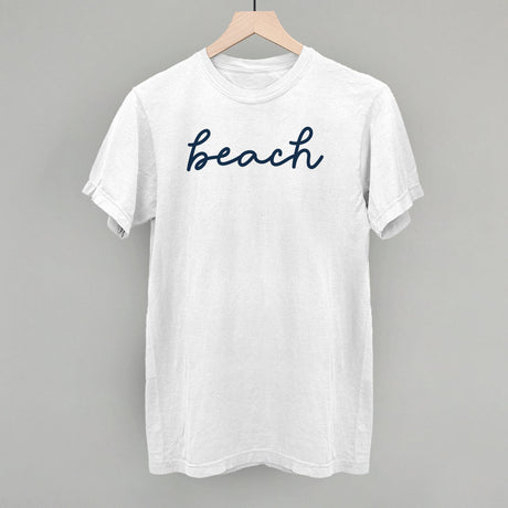Beach (Blue Script)