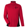 Men's Color Block Quarter Zip