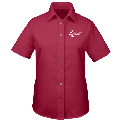 Ladies' Easy Blend Short Sleeve Twill Shirt