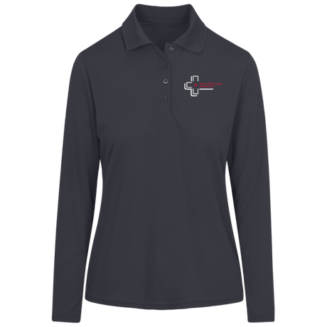 Ladies' Pinnacle Long Sleeve Pique Polo