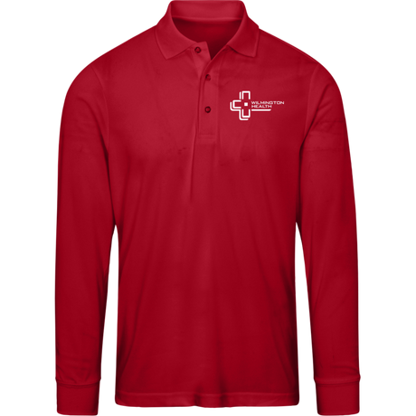 Men's Pinnacle Long Sleeve Pique Polo