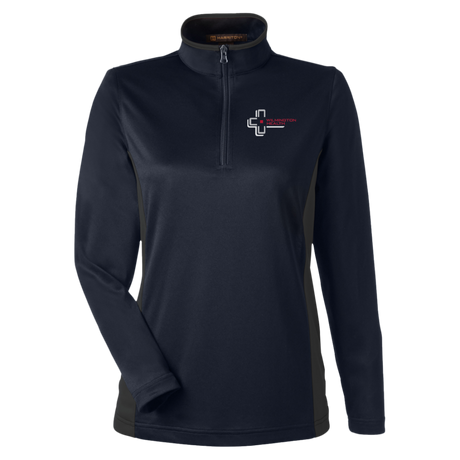 Ladies' Color Block Quarter Zip