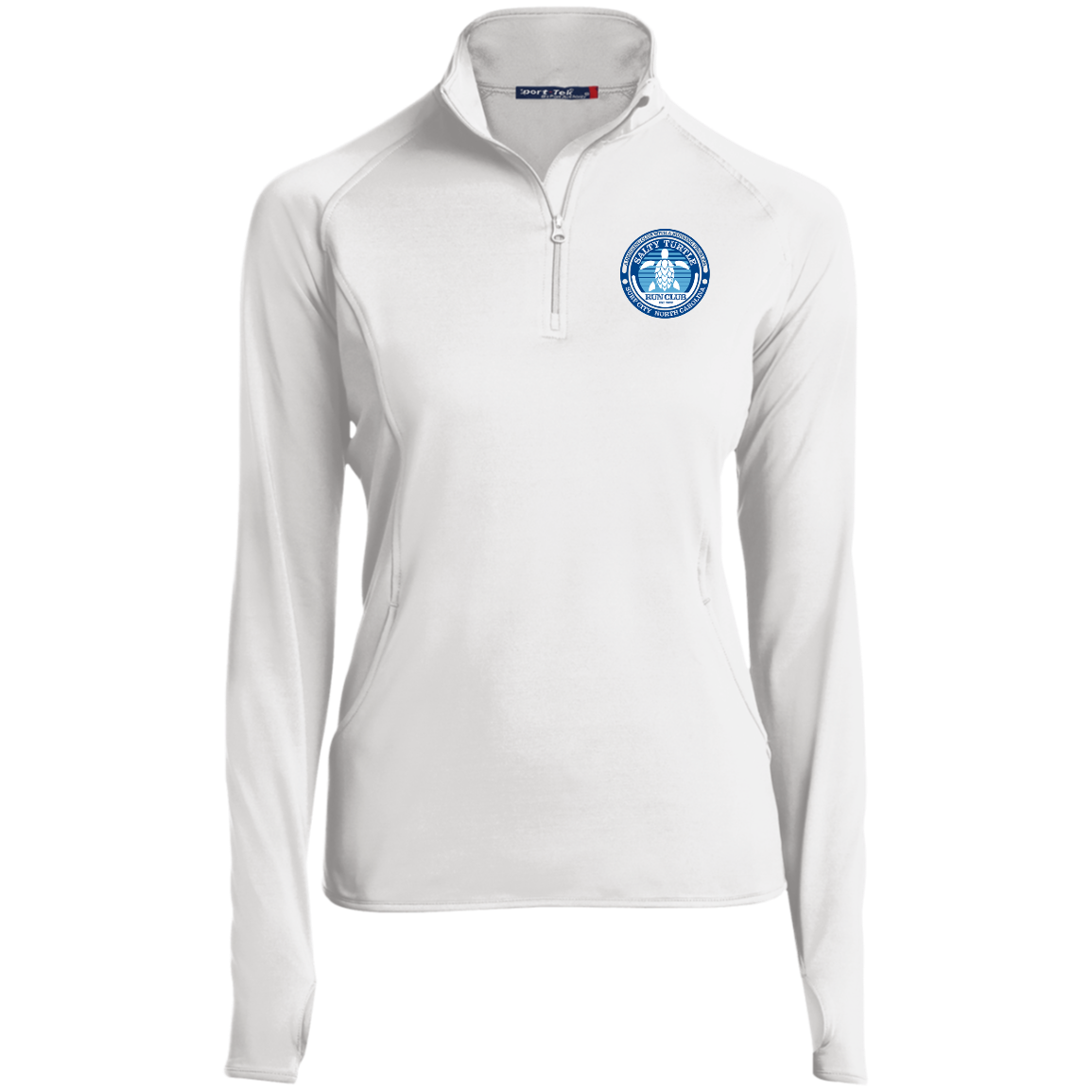 Ladies' Quarter Zip Performance Pullover w/ Thumbholes