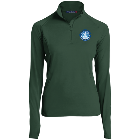 Ladies' Quarter Zip Performance Pullover w/ Thumbholes