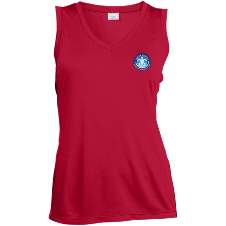 Ladies' Sport-Tek® Sleeveless V-Neck PosiCharge® Performance Tee