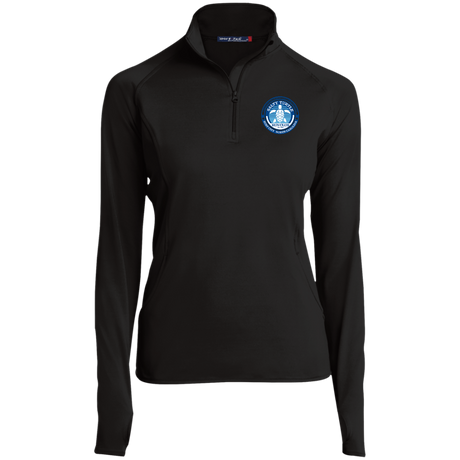 Ladies' Quarter Zip Performance Pullover w/ Thumbholes