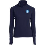 Ladies' Quarter Zip Performance Pullover w/ Thumbholes