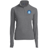 Ladies' Quarter Zip Performance Pullover w/ Thumbholes