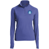 Ladies' Quarter Zip Performance Pullover w/ Thumbholes