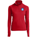 Ladies' Quarter Zip Performance Pullover w/ Thumbholes