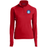 Ladies' Quarter Zip Performance Pullover w/ Thumbholes