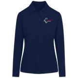 Ladies' Pinnacle Long Sleeve Pique Polo