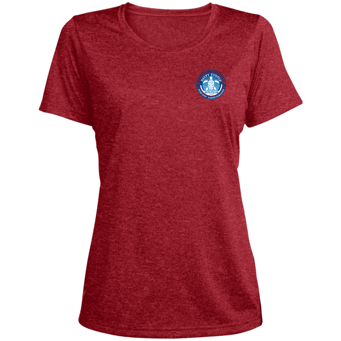 Ladies' Heather Scoop Neck Performance Tee