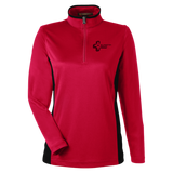 Ladies' Color Block Quarter Zip