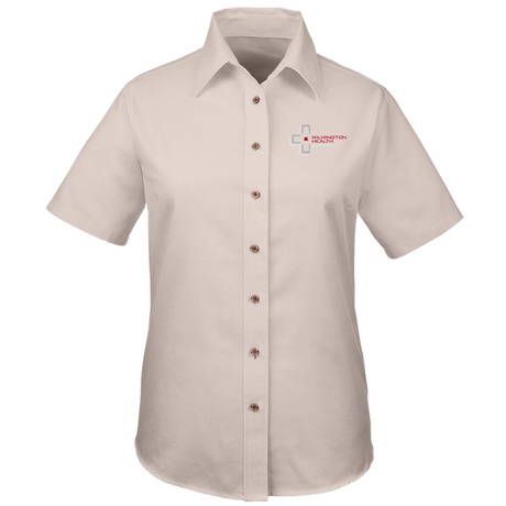 Ladies' Easy Blend Short Sleeve Twill Shirt