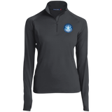 Ladies' Quarter Zip Performance Pullover w/ Thumbholes