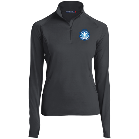 Ladies' Quarter Zip Performance Pullover w/ Thumbholes