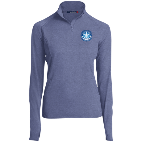 Ladies' Quarter Zip Performance Pullover w/ Thumbholes