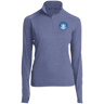 Ladies' Quarter Zip Performance Pullover w/ Thumbholes