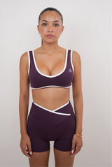 I Am Right Where I Need To Be Plum Butter Short