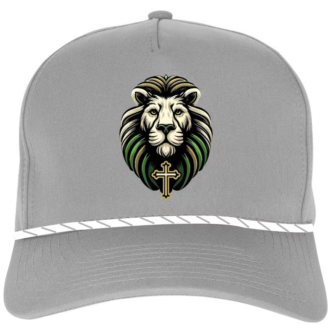 Lion Pride Ripstop Rope Hat with PVC Rubber Patch