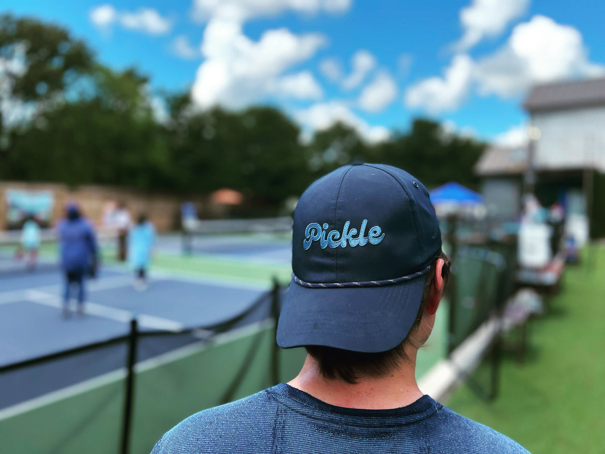 Blue Pickle Rope Hat