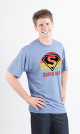 Super Dad Men's Bamboo Viscose/Organic Cotton Short Sleeve Graphic T-Shirt