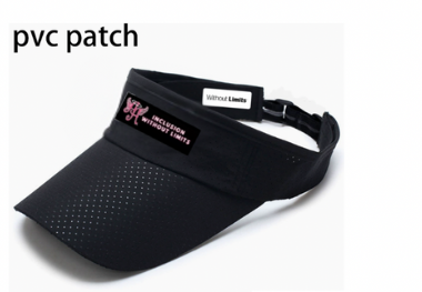 Custom Visors w/ PVC Rubber Patch