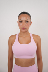 I Am Glowing Pink Blossom Quick Dry Butter Bra