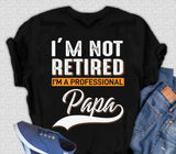 I'm not Retired Men's Bamboo Viscose/Organic Cotton Short Sleeve Graphic T-Shirt