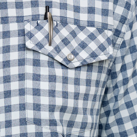 Deep Water Pearl Snap Shirt